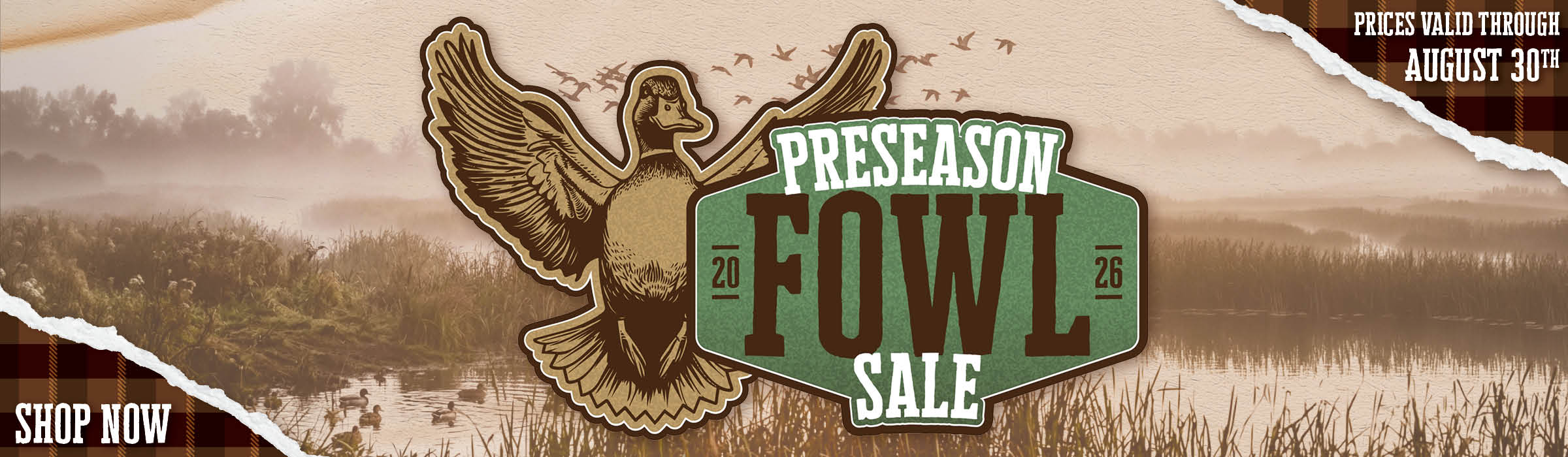 Preseason Fowl Sale